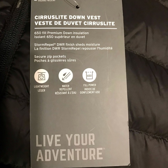 SOLD *NWT* EDDIE BAUER EB650 Men’s Cirruslite Down Vest size S - Picture 6 of 6